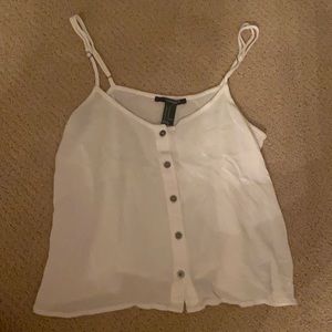 Forever 21 button down tank top (medium)